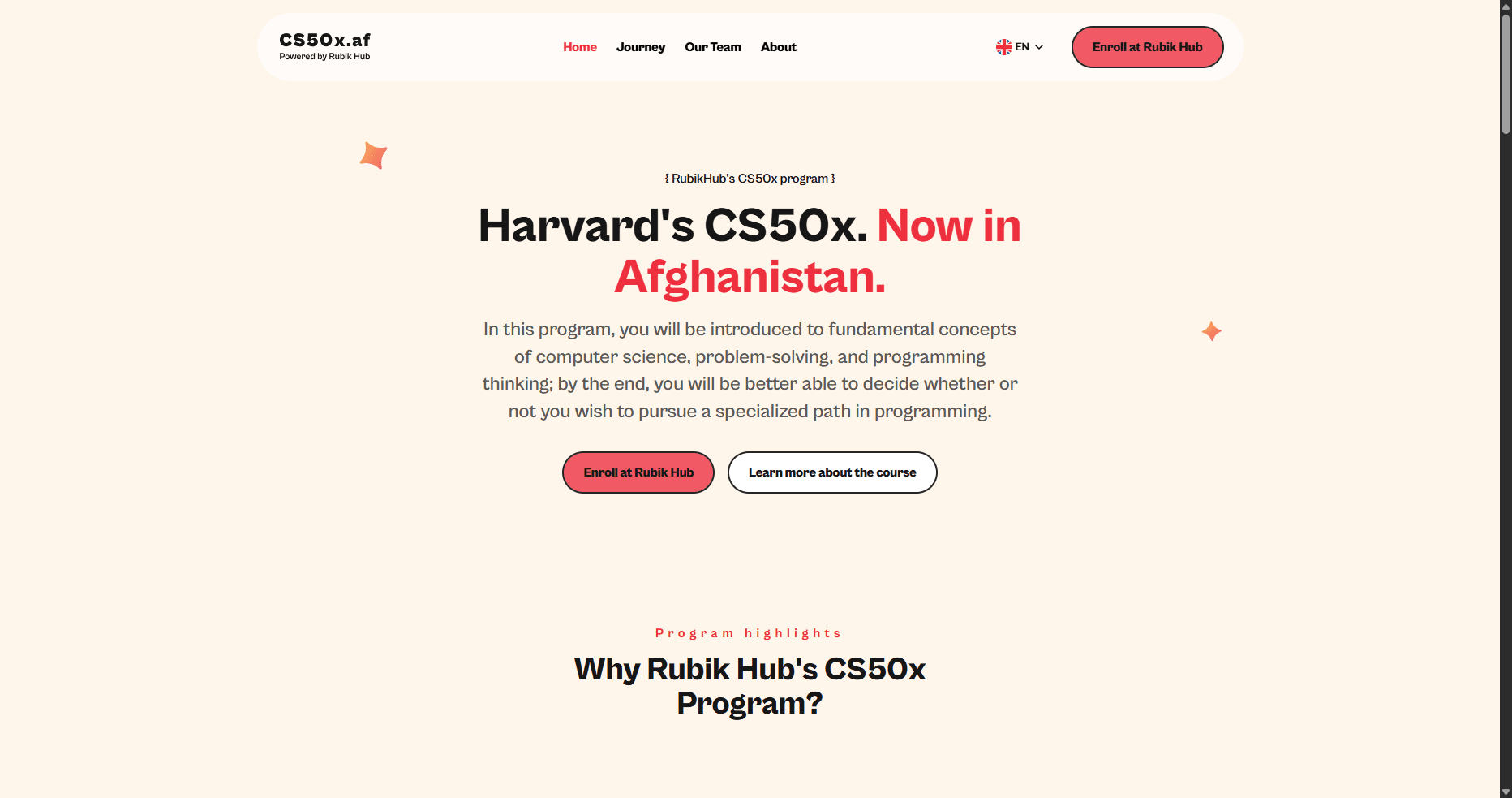 CS50x Afghanistan